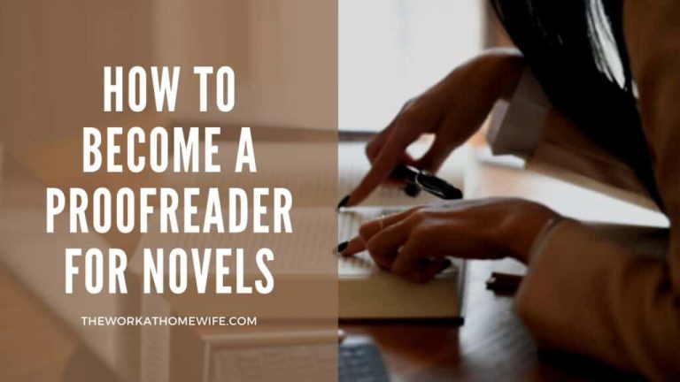 How to become a proofreader for novels